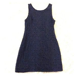 Beautiful Navy Lace Dress Size:M